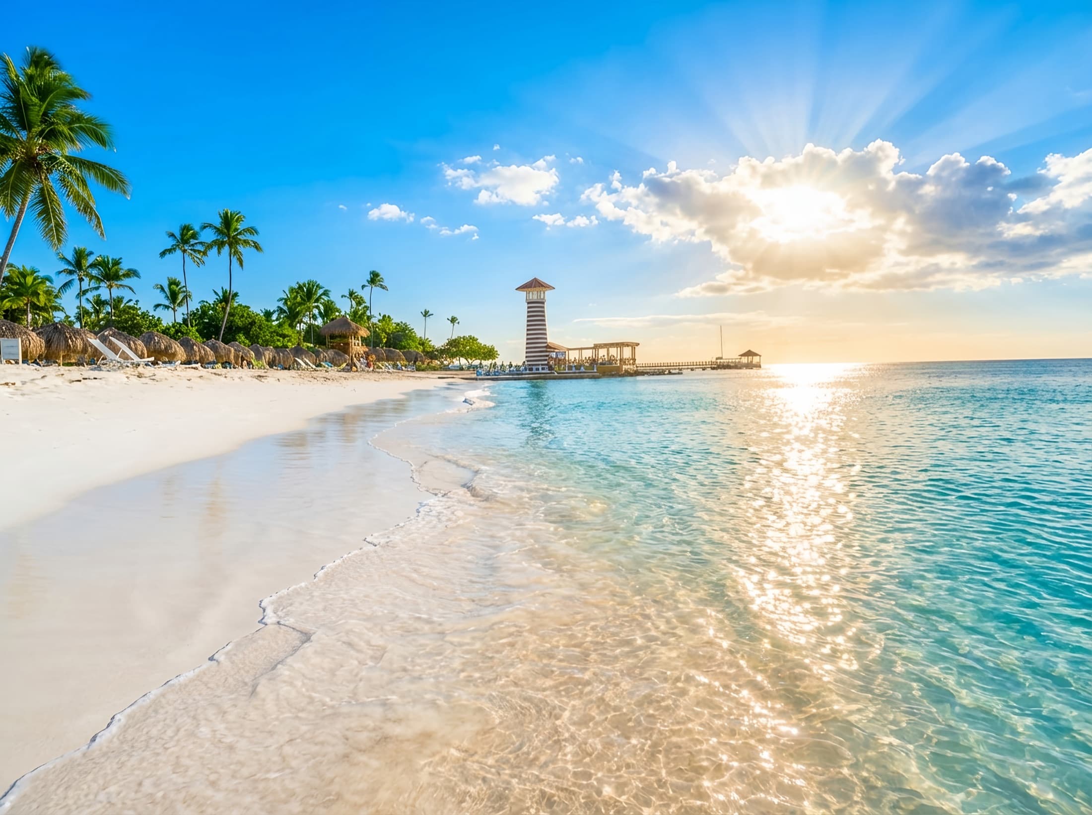 Dominicus beach near Villa Bella