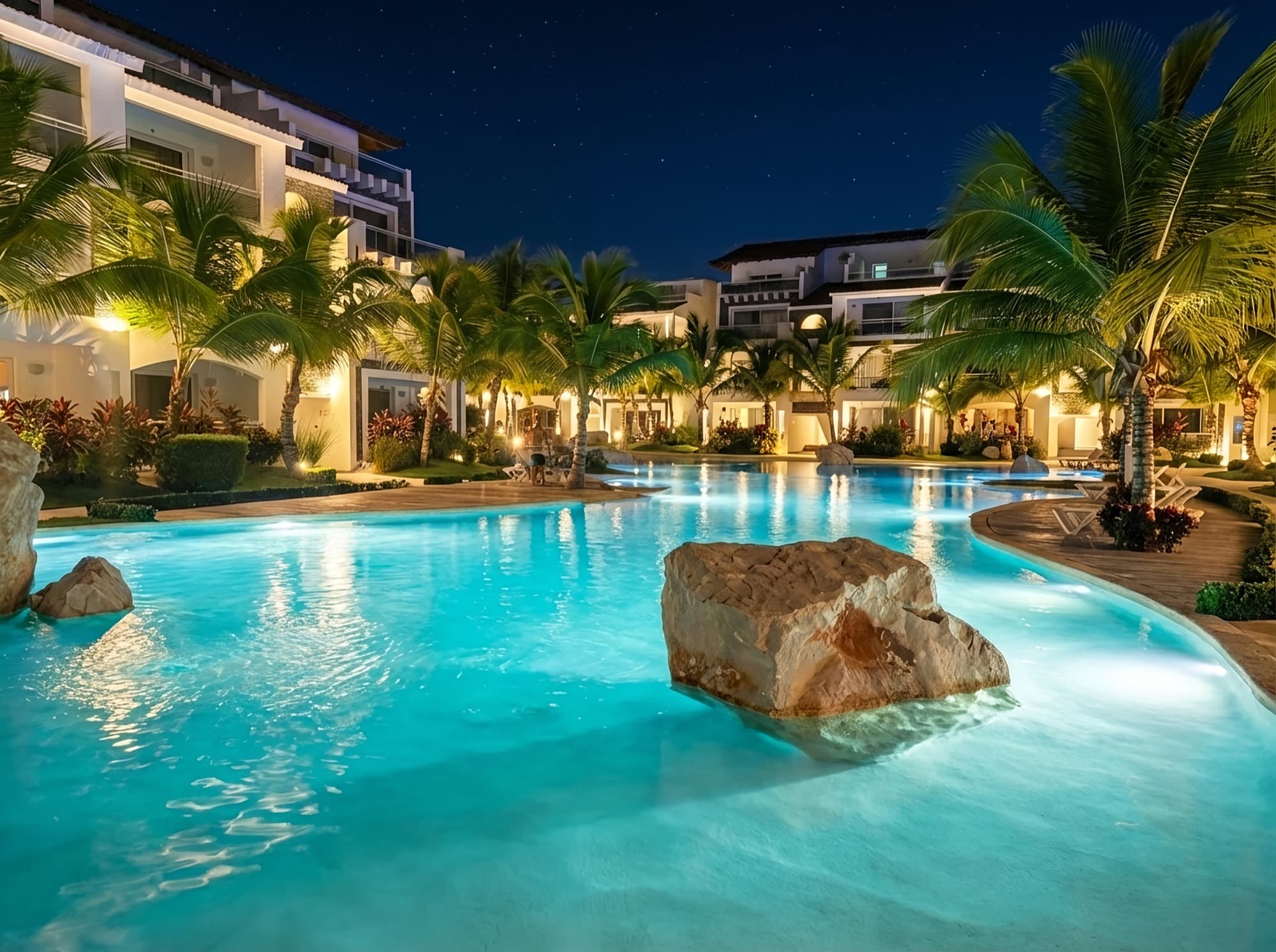 Estrella Dominicus resort grounds, Bayahibe, near Villa Bella